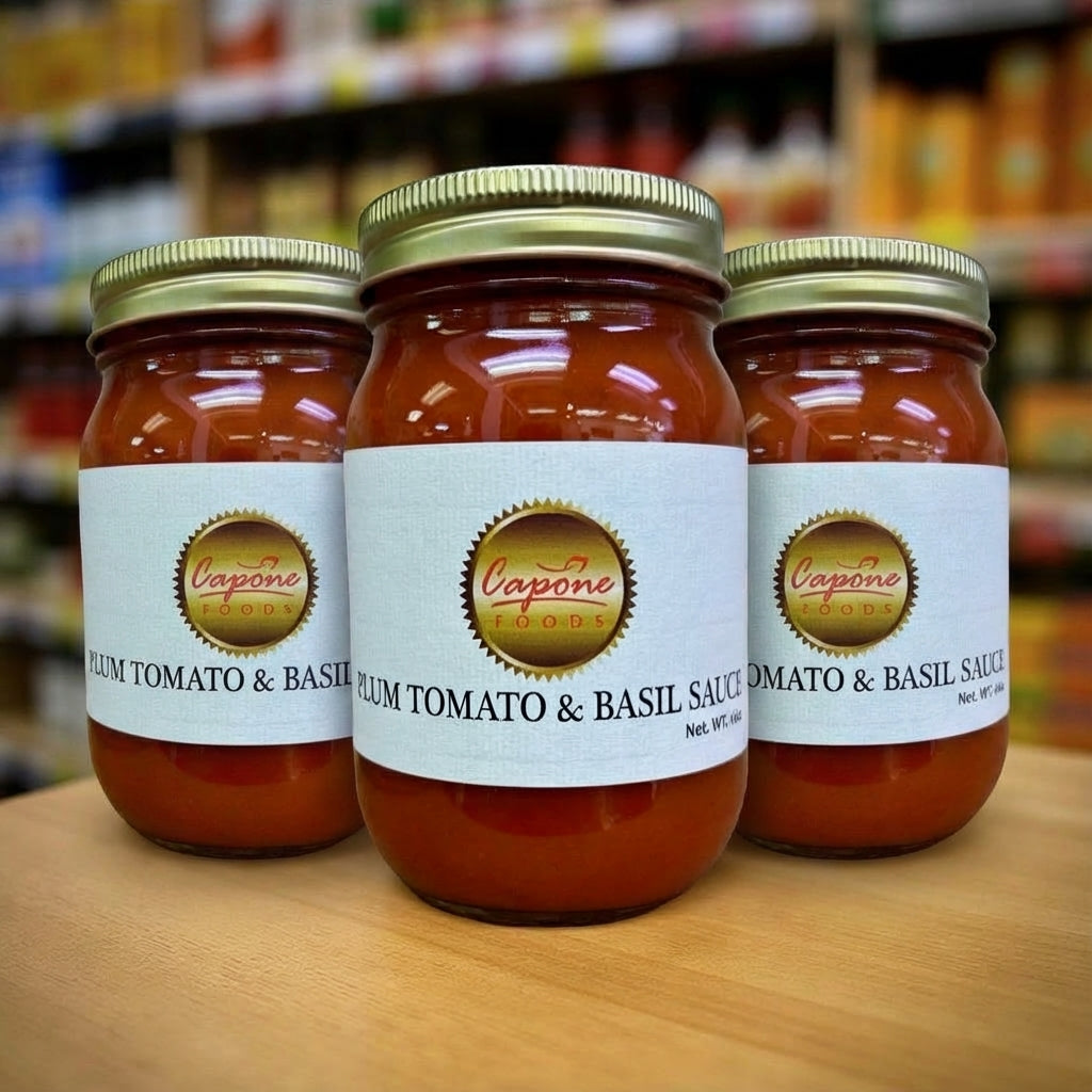 Plum Tomato & Basil Sauce, *3 Pack*