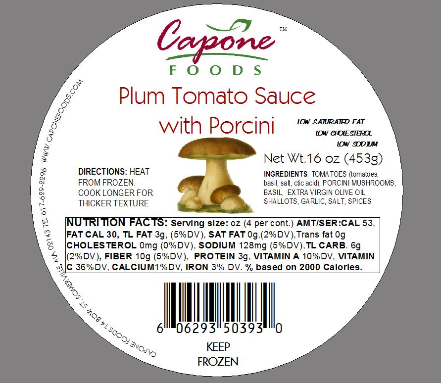 Sauce - Plum Tomato with Porcini * STORE PICK UP OR LOCAL HOME DELIVERY ONLY