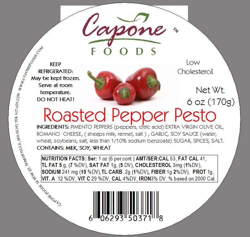 Sauce - Roasted Pepper Pesto * STORE PICK UP OR LOCAL HOME DELIVERY ONLY
