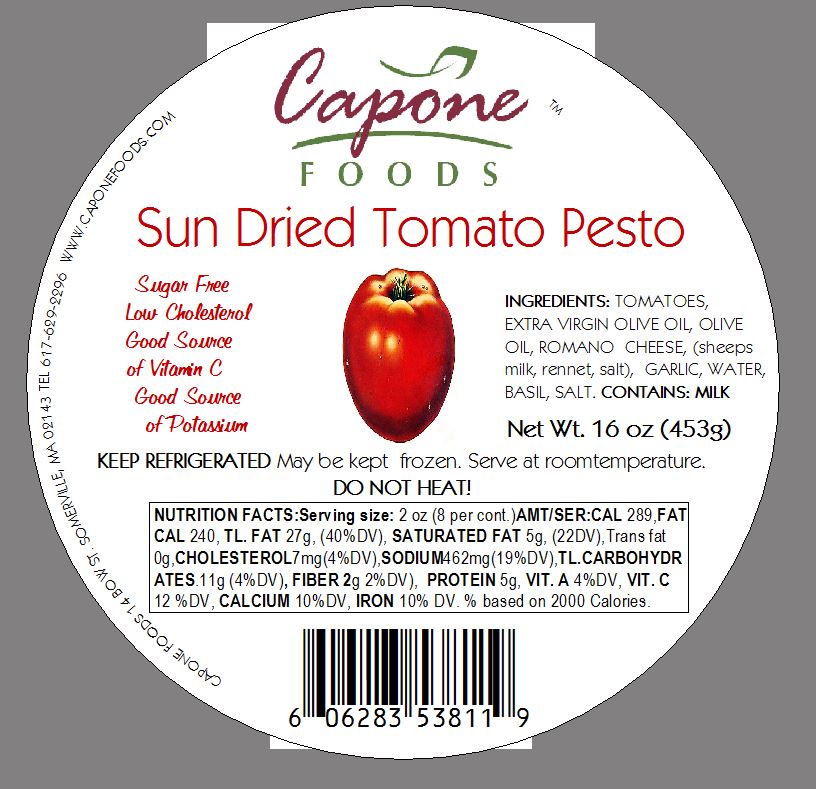 Sun Dried Tomato Pesto 1lb * STORE PICK UP OR LOCAL HOME DELIVERY ONLY