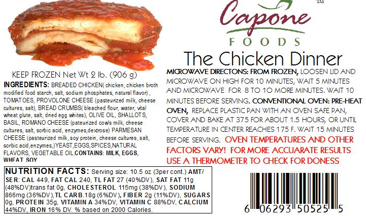 Chicken Dinner * STORE PICK UP OR LOCAL HOME DELIVERY ONLY