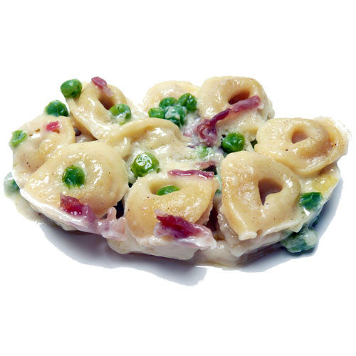 Toretellini with Prosciutto and Peas