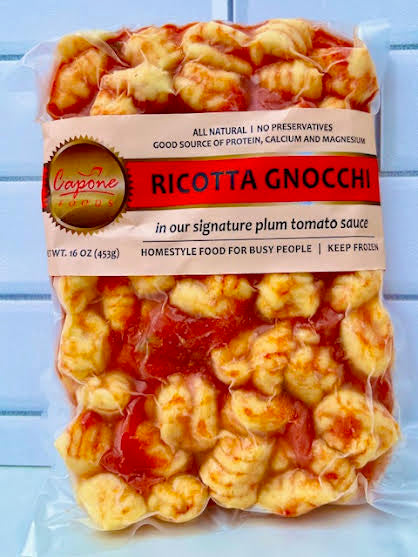 Small Ricotta Gnocchi and Plum Tomato Sauce