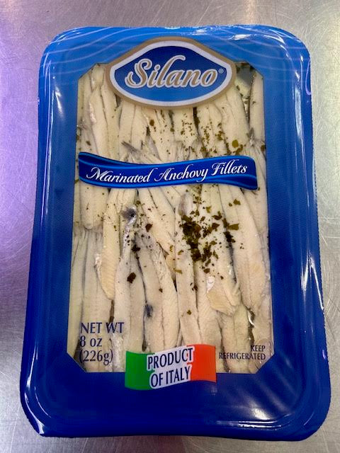Marinated white anchovy filets