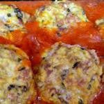 Chicken Meatballs with Plum Tomato Sauce