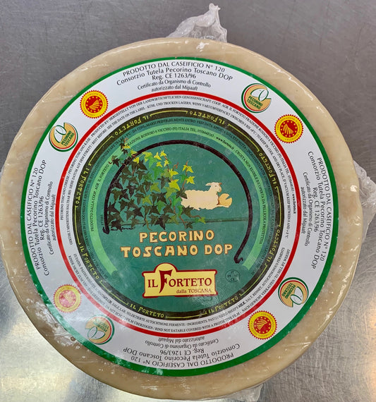 Pecorino Toscano, Medium. WHOLE WHEEL