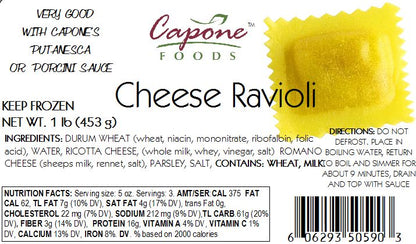 Ravioli - Cheese * STORE PICK UP ONLY