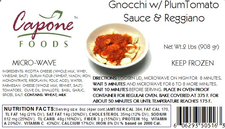 Gnocchi Dinner * STORE PICK UP ONLY