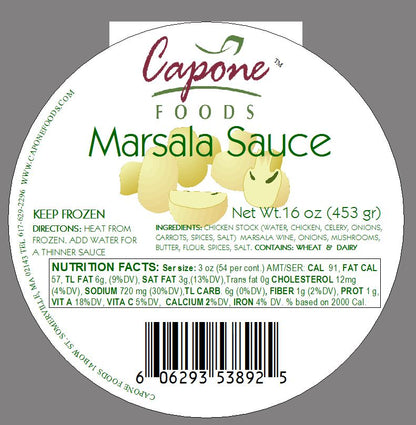 Marsala Sauce * STORE PICK UP ONLY