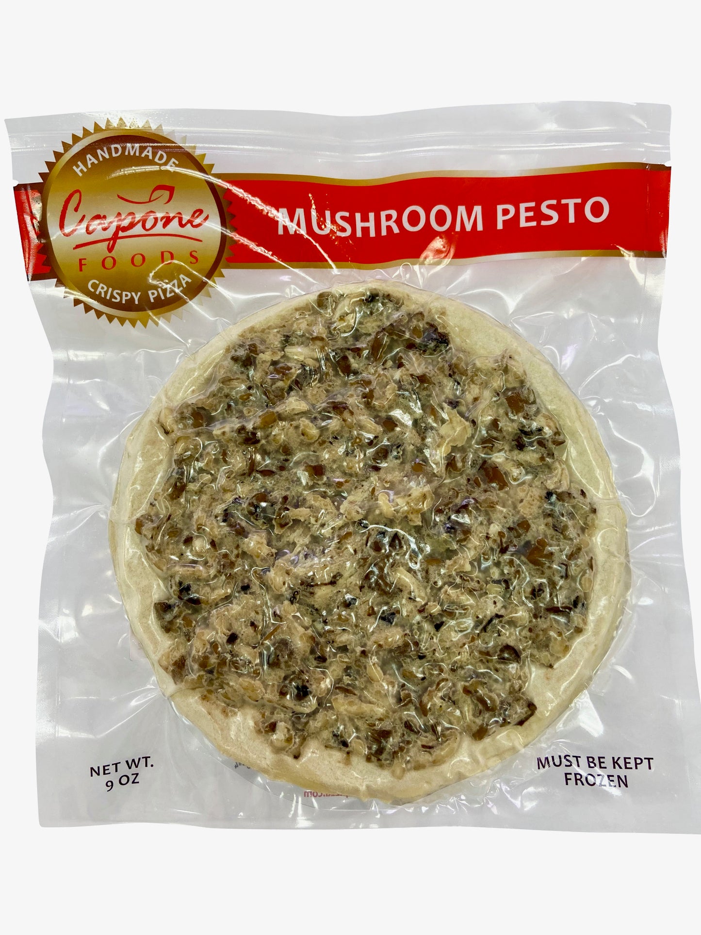 HANDMADE CRISPY PIZZA  Mushroom Pesto and Cheese  * STORE PICK UP ONLY