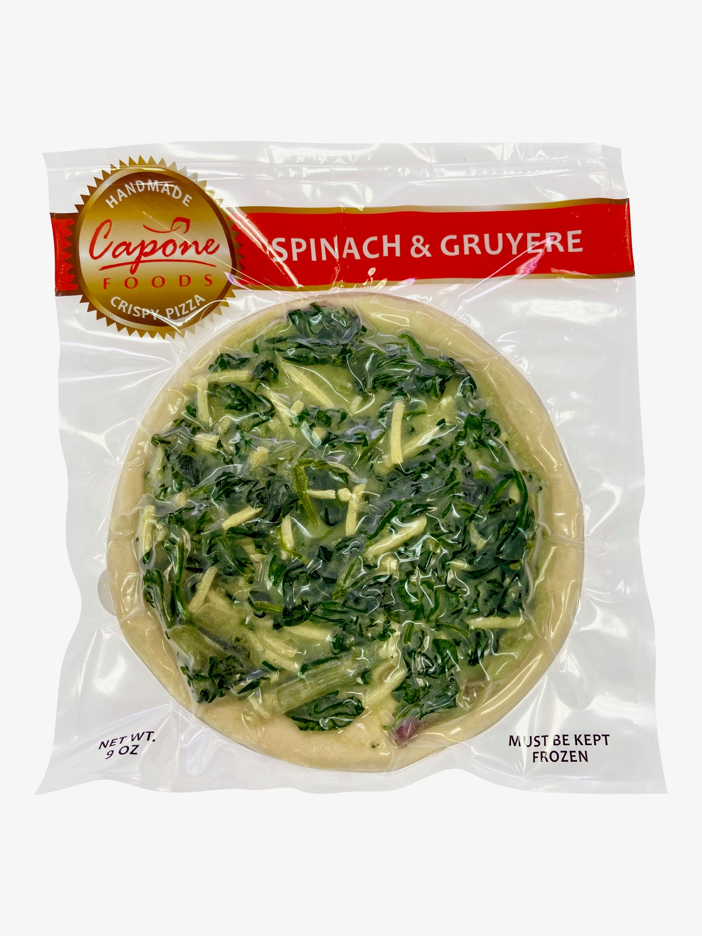 HANDMADE CRISPY PIZZA  Spinach and Cave Aged Gruyere  * STORE PICK UP ONLY