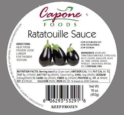 Sauce - Ratatouille * STORE PICK UP ONLY