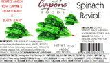 Ravioli - Spinach * STORE PICK UP ONLY