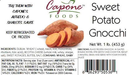 Gnocchi - Sweet Potato * STORE PICK UP ONLY