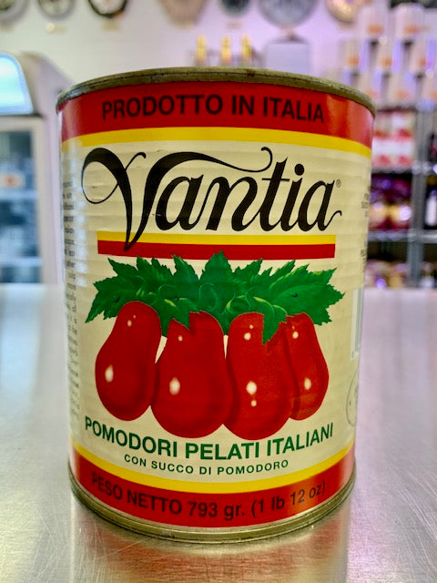 Italian peeled tomatoes, Vantia brand