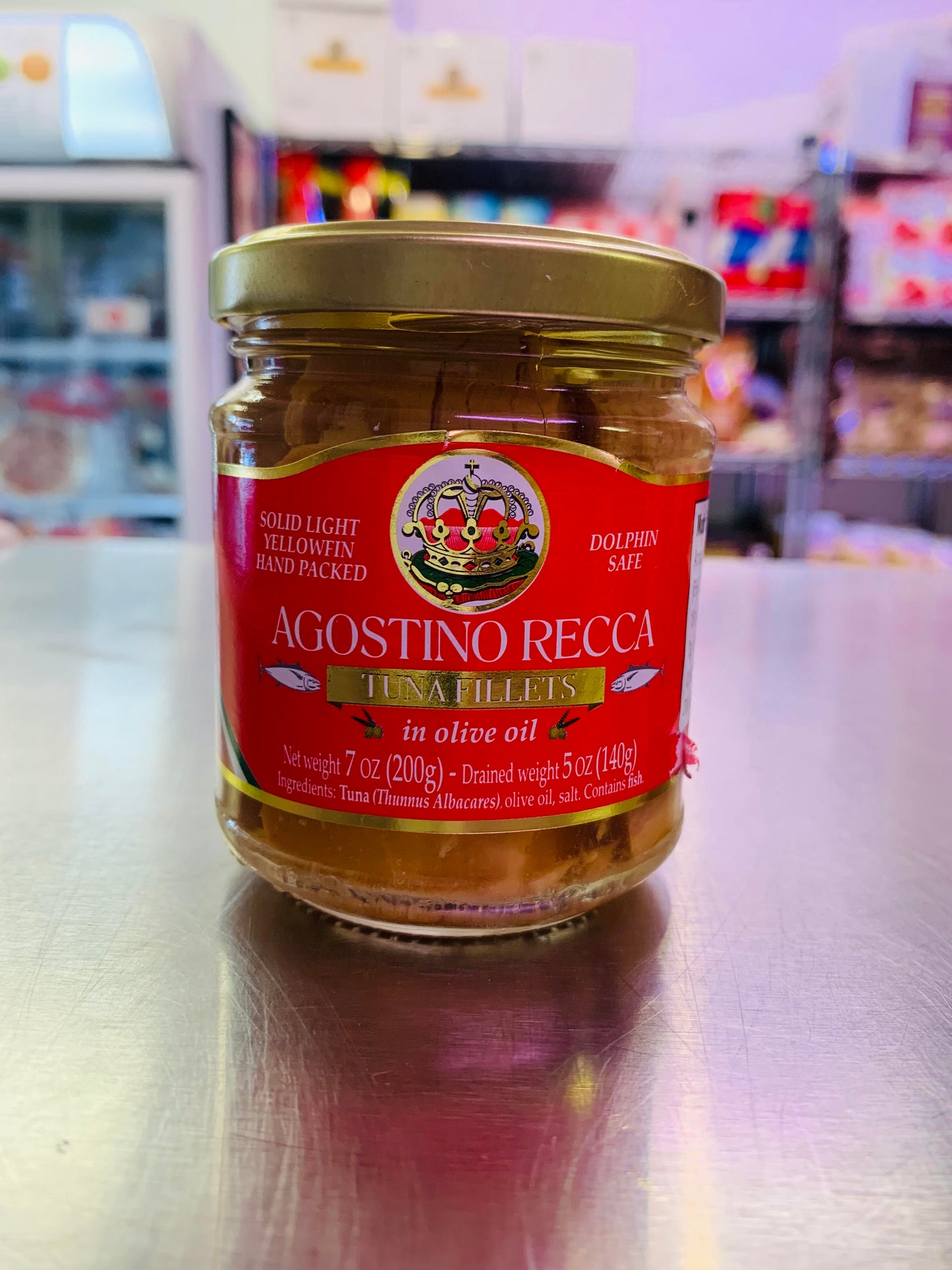 Agostino Recca Tuna Fillets in Oil